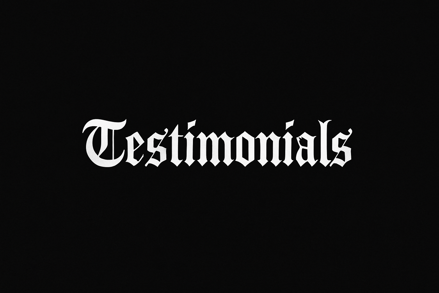 Testimonials
