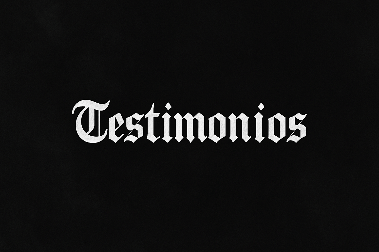 Testimonios